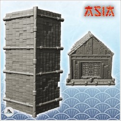 Bâtiment asiatique en pierre avec larges fenêtres (21)