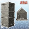 Asian stone building with large windows (21)