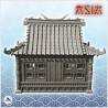 Temple asiatique avec grand toit et escalier d'accès (22)