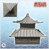 Bâtiment asiatique avec double toits et étage (23)