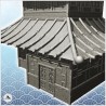 Bâtiment asiatique avec double toits et étage (23)