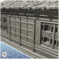 Asian building with double roofs and monumental wooden door (24)