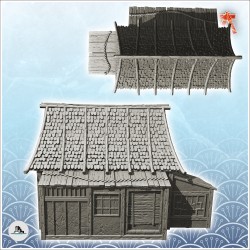 Asian house with big roof and annex (25)