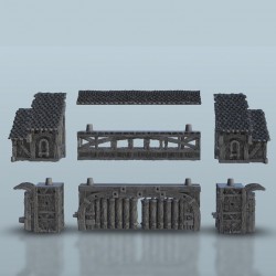 Medieval city gate |  | Hartolia miniatures