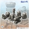 Set of six futuristic industrial machines (7)