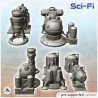 Set of six futuristic industrial machines (7)