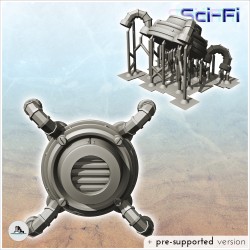 Mining machine for futuristic planet (10)