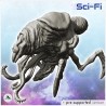 Set de deux créatures aliens sur pattes avec carapace (36)