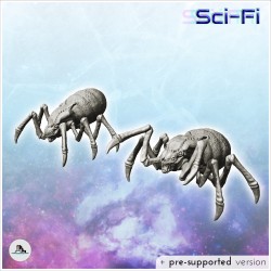 Set de deux créatures aliens à six pattes (37)