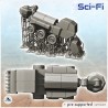 Futuristic mining truck with shovel and drill (2)
