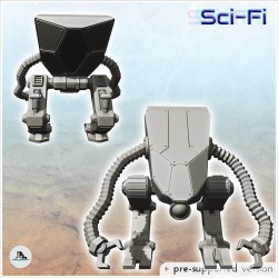 Robot with two articulated arms with claws and bionic eye (5)