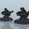 Double cannons turret (+ destroyed version) |  | Hartolia miniatures