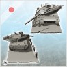Japanese Type 10 tank destroyed on modern road (6)
