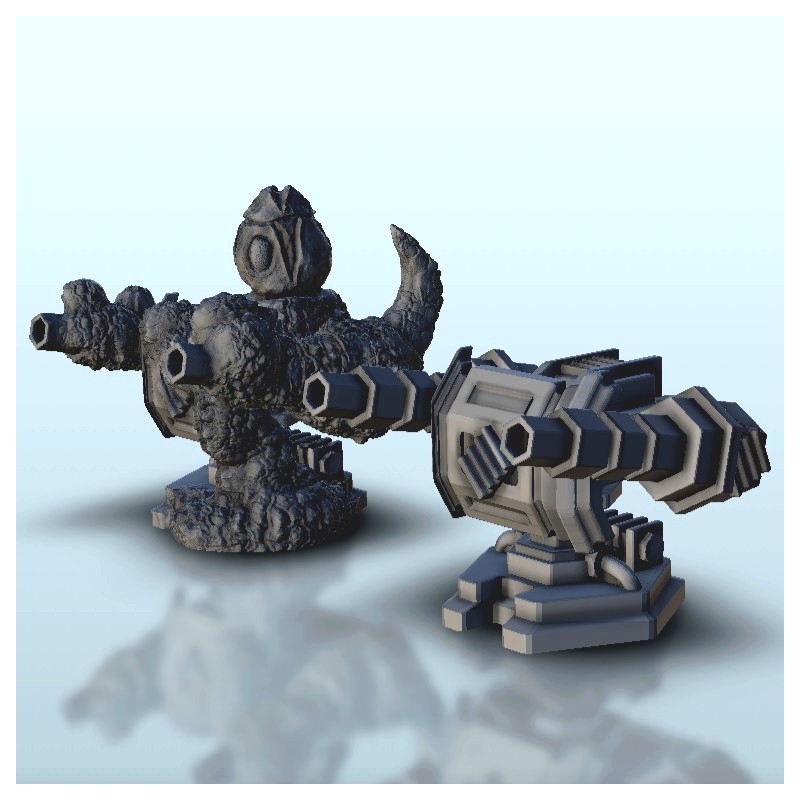 Double-laser turret (+ destroyed version) |  | Hartolia miniatures
