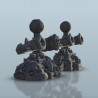 Double missile-launcher turret (+ destroyed version) |  | Hartolia miniatures