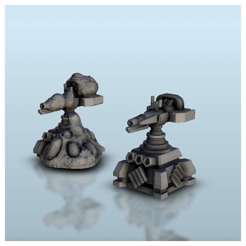 Ions turret (+ destroyed version) |  | Hartolia miniatures