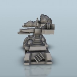 Ions turret (+ destroyed version)