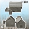 Set de maisons western avec cabanes de toilettes (13)
