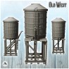 Set de bâtiment de gestion d'eau et de château d'eau western (30)
