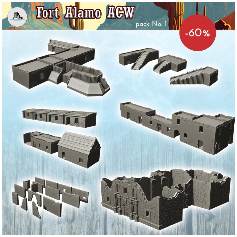 Fort Alamo ACW pack No. 1