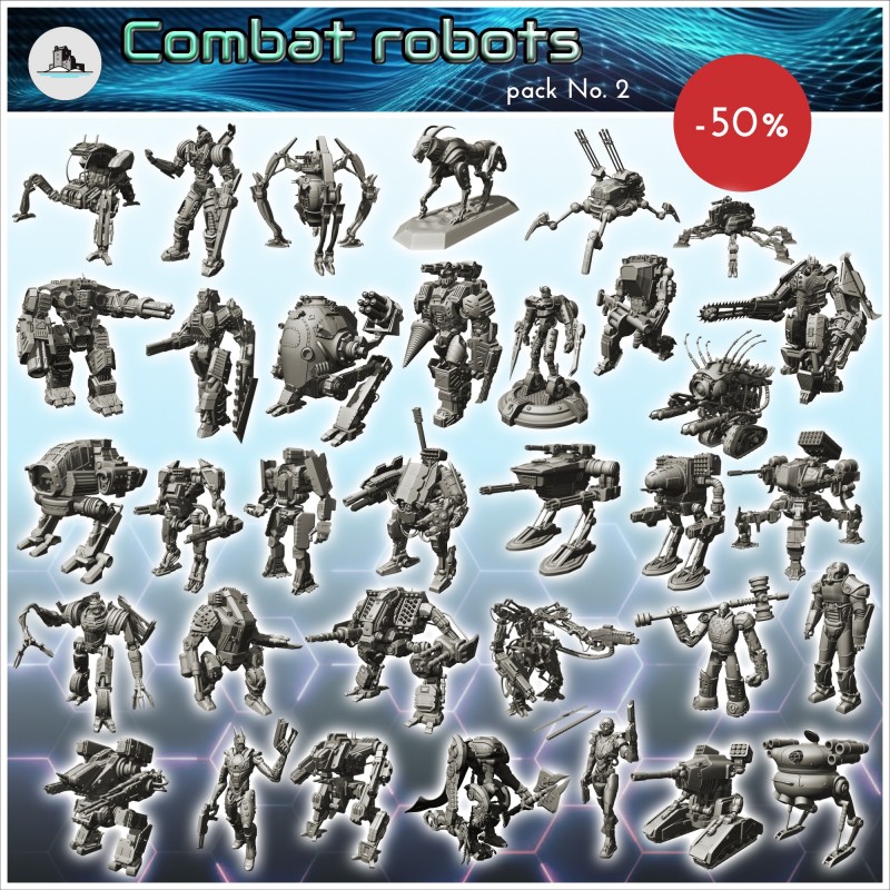 Pack de robots de combat N° 2