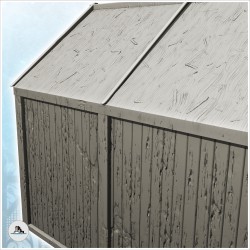 Étable en bois avec toit en chaume (13)