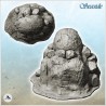 Île en pierre avec rocher en forme de tête de mort et grotte (6)