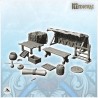 Traveling merchant accessory set with tent and tables (6)