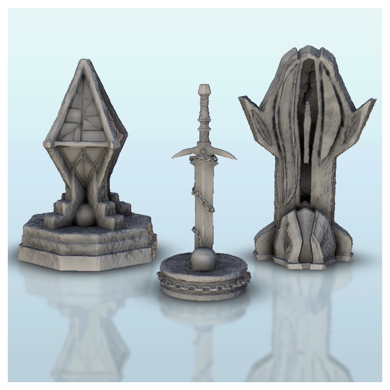 Medieval magical totems |  | Hartolia miniatures