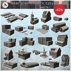 American modern city pack...