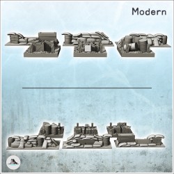 Set de position fortifiées et de réserves de munitions pour infanterie moderne (4)