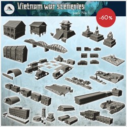 Pack de décors de la guerre du Vietnam No. 1