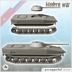 PT-76 char léger amphibie soviétique