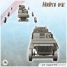 Camion Jeep Willys MB avec remorque