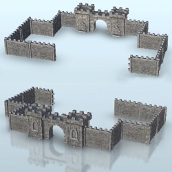 Medieval walls (modular system) |  | Hartolia miniatures
