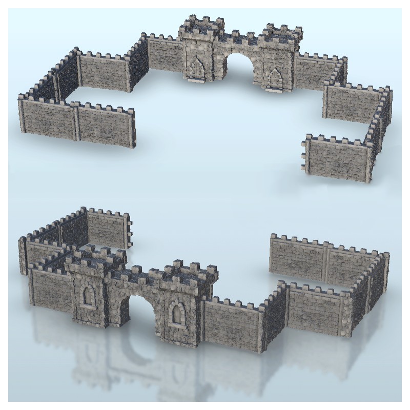 Medieval walls (modular system)