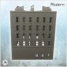 Large modern brick building with fireplaces and store on first floor (11)