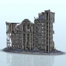 Immeuble moderne détruit 3