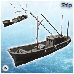 Long modern fishing boat (5)