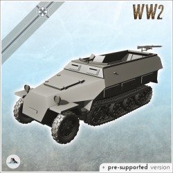 Sd.Kfz. 251-1 véhicule blindé de transport de troupes allemand (8)
