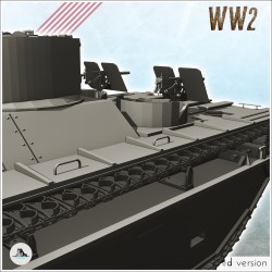 LVTA-1 Amtrack péniche de débarquement amphibie américaine (13)