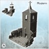 Ruined church with bell tower (with... - 3D STL | Hartolia Miniatures