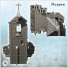 Ruined church with bell tower (with... - 3D STL | Hartolia Miniatures