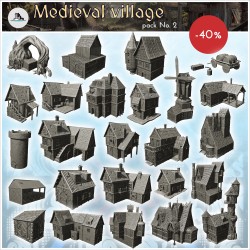 Medieval village pack No. 2