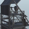 Surveillance post on scaffolding