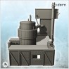 Usine industrielle en brique avec grand réservoir et cabine surélevée (20)