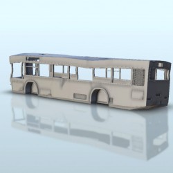 Destroyed bus