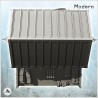 Large multi-storey brick industrial warehouse with outdoor storage area (intact version) (27)