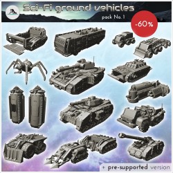 Sci-Fi ground vehicles pack...