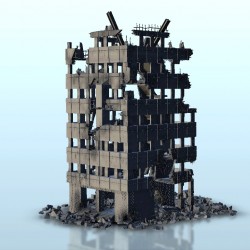 Immeuble d'appartements détruit 2